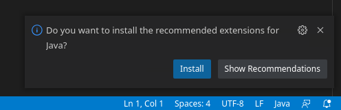vscode java